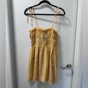 Forever 21 Yellow Mini Dress